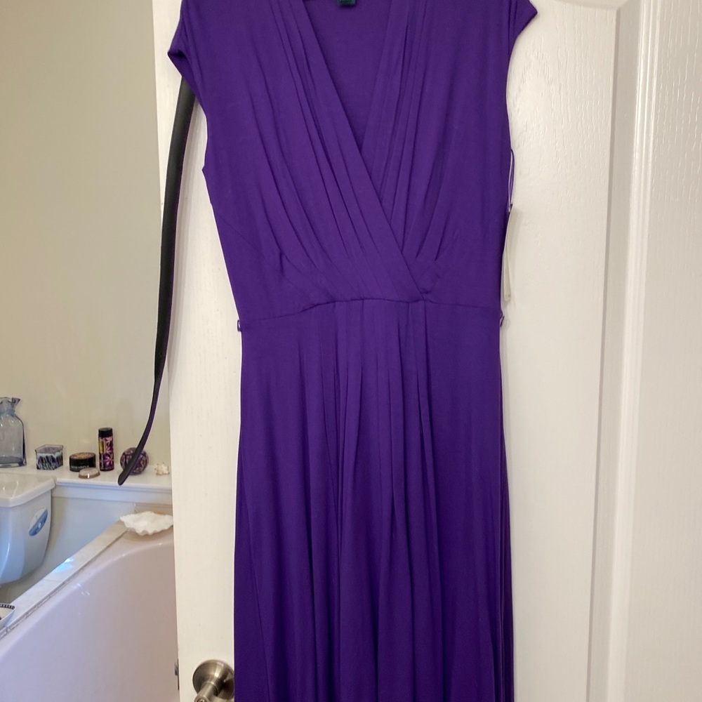 Lauren Size 6 purple dress. New with tags. As pictured.